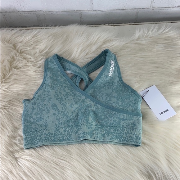 Gymshark NWT Adapt Pattern Seamless Sports Bra - Picture 7 of 13
